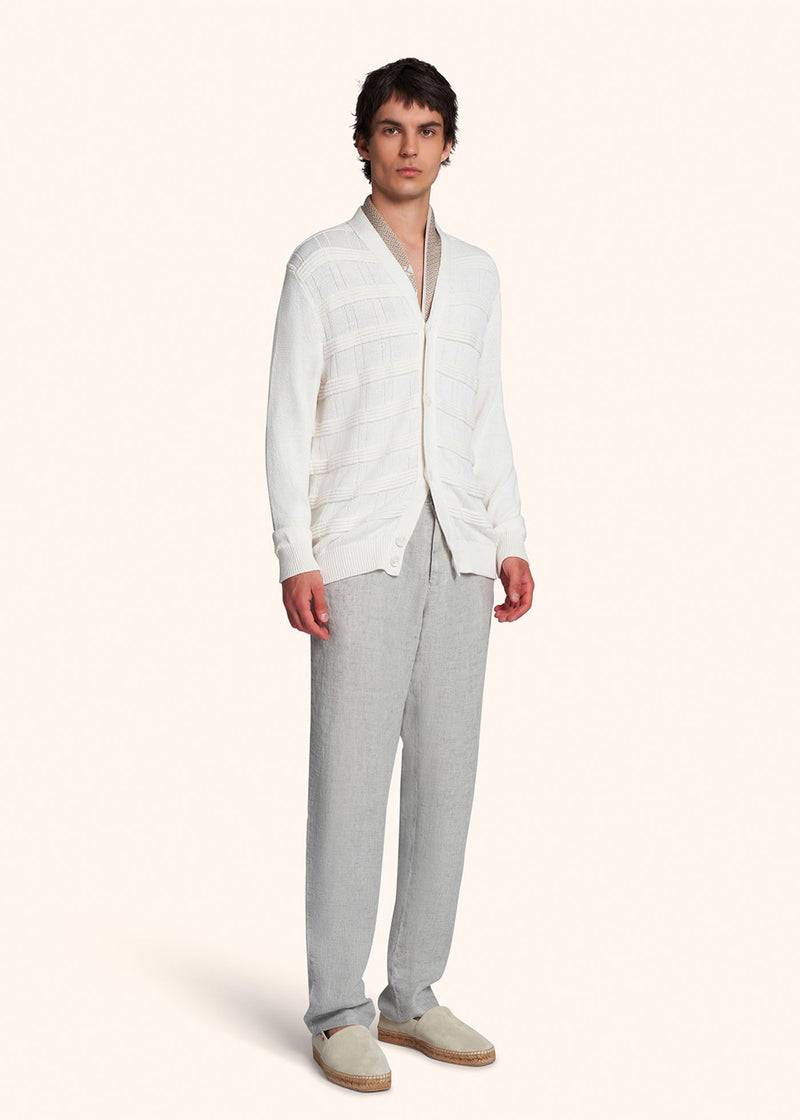 Kiton PANTALONI LINO UPLACK0613D01