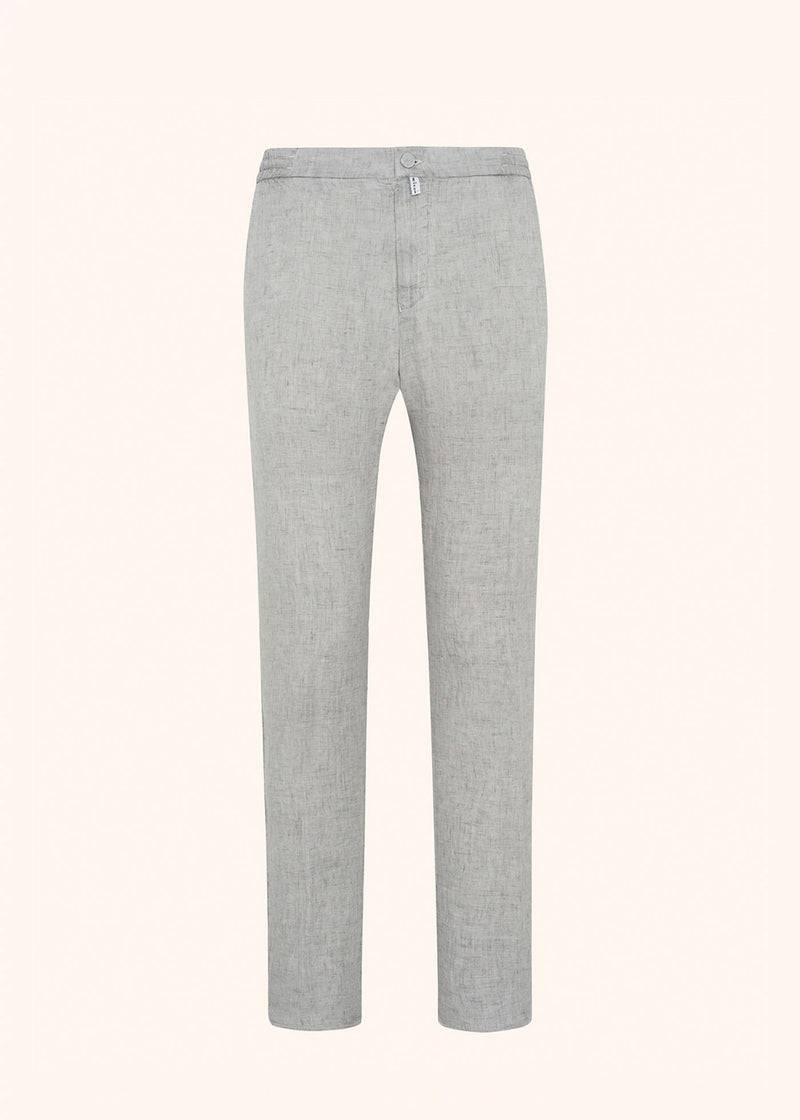 Kiton PANTALONI LINO UPLACK0613D01
