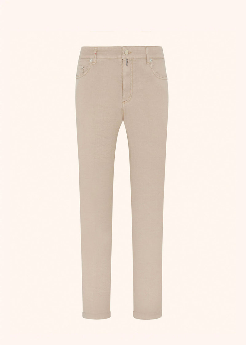 Kiton PANTALONI LINO UPNCARK0612D02