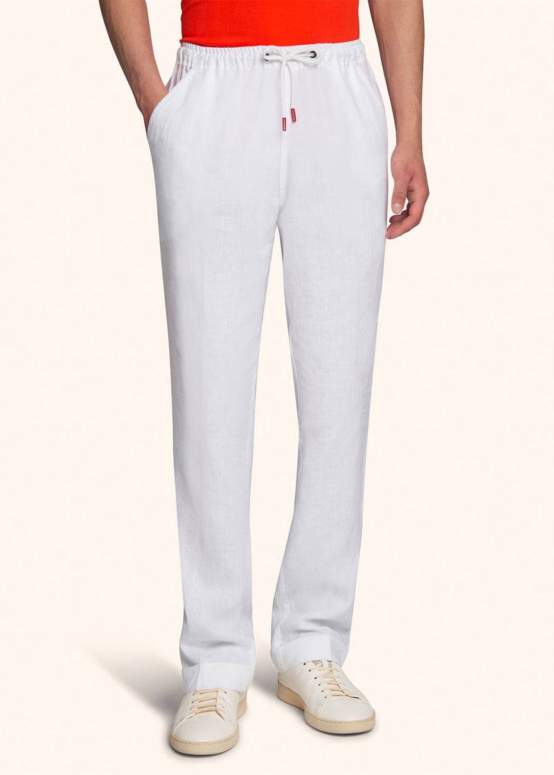 Kiton PANTALONI LINO UPSHORLK06S9801