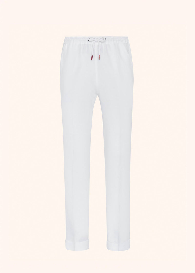 Kiton PANTALONI LINO UPSHORLK06S9801