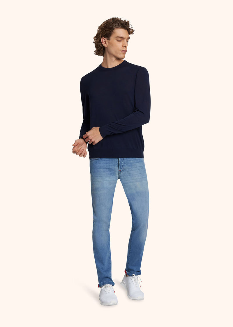 Kiton PANTALONI ULTRA SLIM COTONE UPNJSM2J0763A01