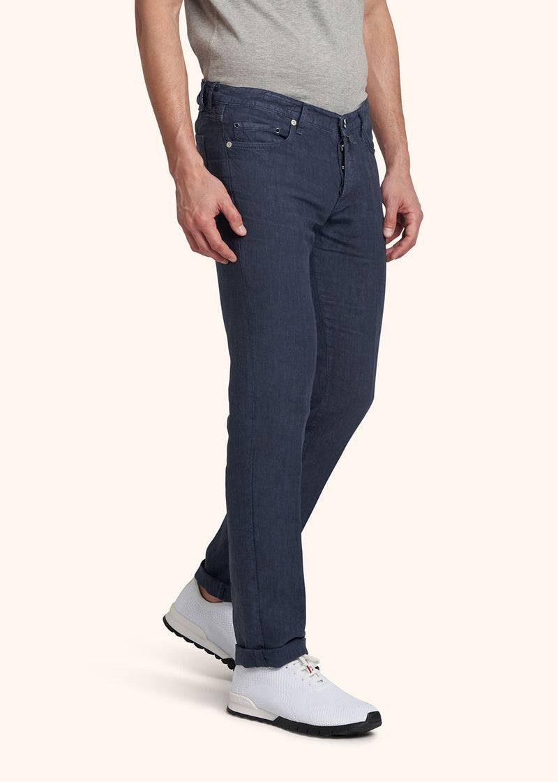 Kiton PANTALONI ULTRA SLIM Lino UPNJSM2J0760A07