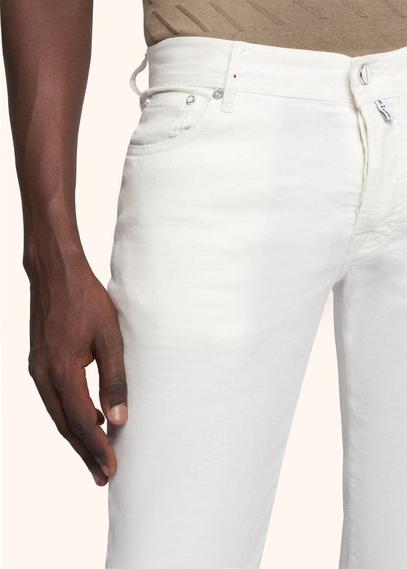 Kiton PANTALONI ULTRA SLIM Lino UPNJSM2J0762B13