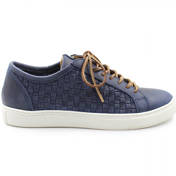 Kjøre Project Fær Øer Woven Blue Summer Sales
