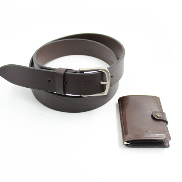 Kjøre Project Leather Bull Belt + iClutch Brown