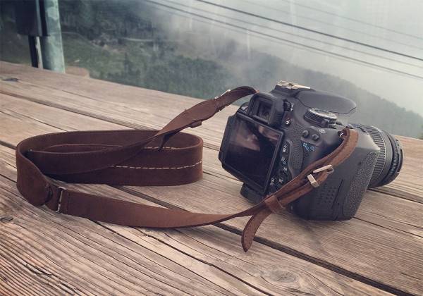 Kjøre Project Leather Camera Strap