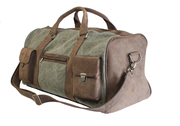 Kjøre Project Leather / Canvas Travel Bag