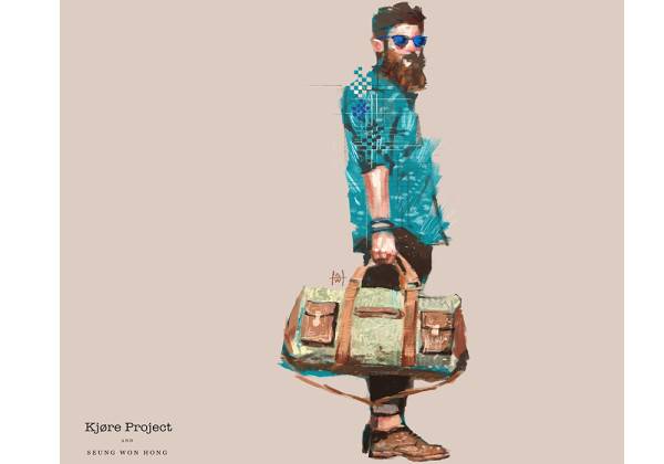 Kjøre Project Leather / Canvas Travel Bag