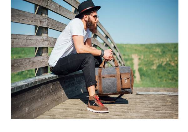 Kjøre Project Leather / Canvas Travel Bag