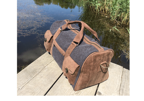 Kjøre Project Leather / Canvas Travel Bag
