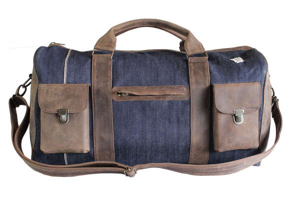 Kjøre Project Leather / Denim 13,9 Oz Light Blue