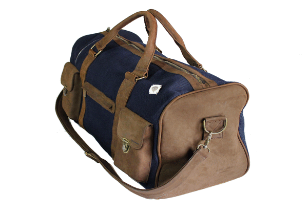 Kjøre Project Leather / Denim 25 Oz Travel Bag