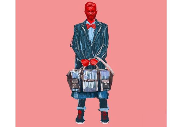 Kjøre Project Leather / Denim Barbados Travel Bag