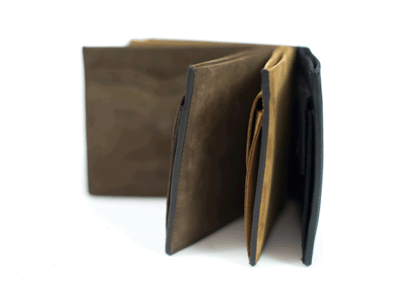 Kjøre Project Nubuck Slim Fold Wallet + Coins