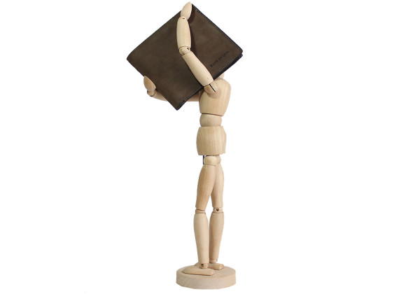 Kjøre Project Nubuck Slim Fold Wallet + Coins