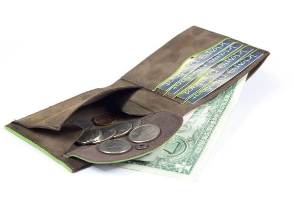 Kjøre Project Slim Fold Wallet Colored + Coins