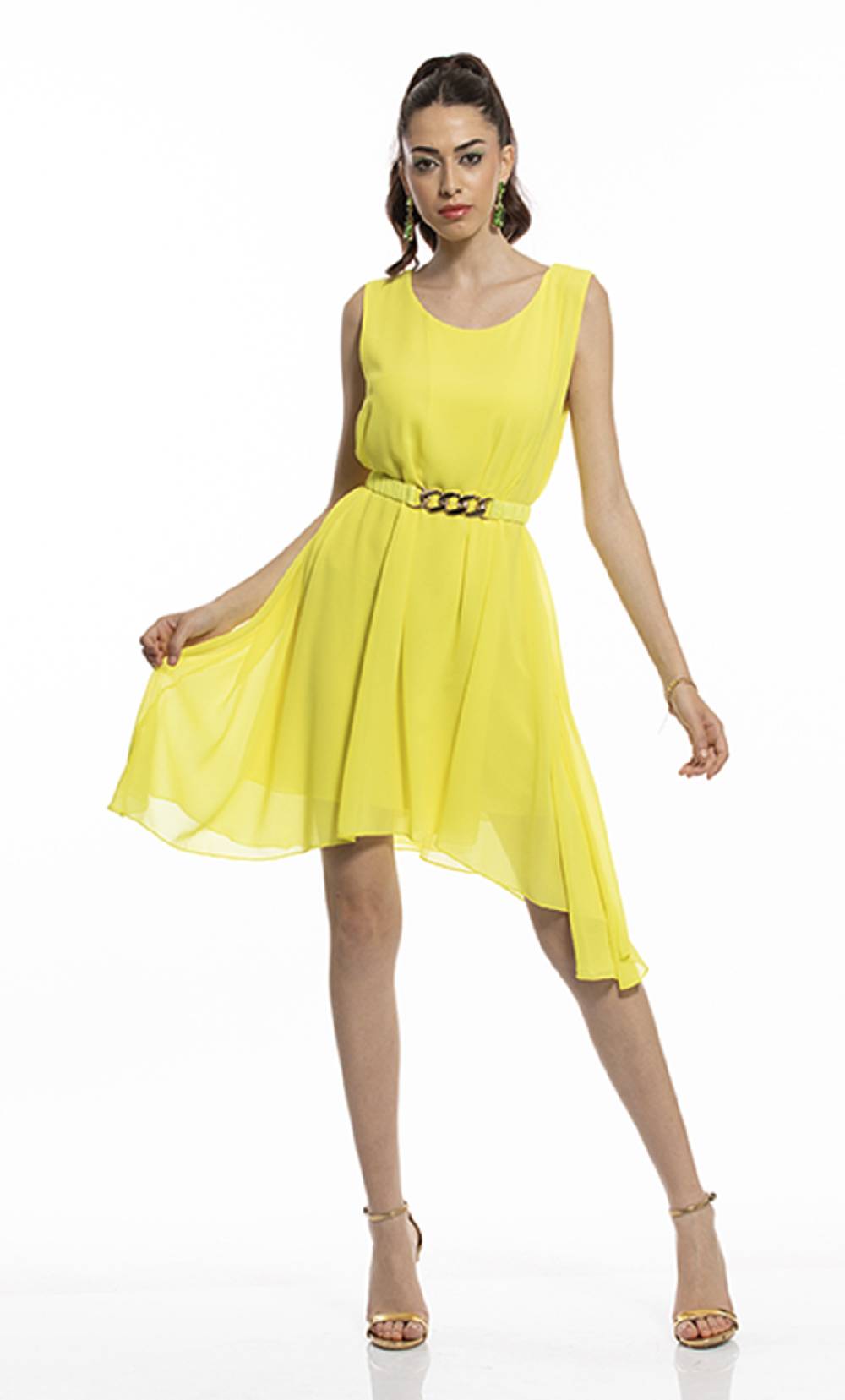 Koralline ABITO CON PANNELLI E CINTURA