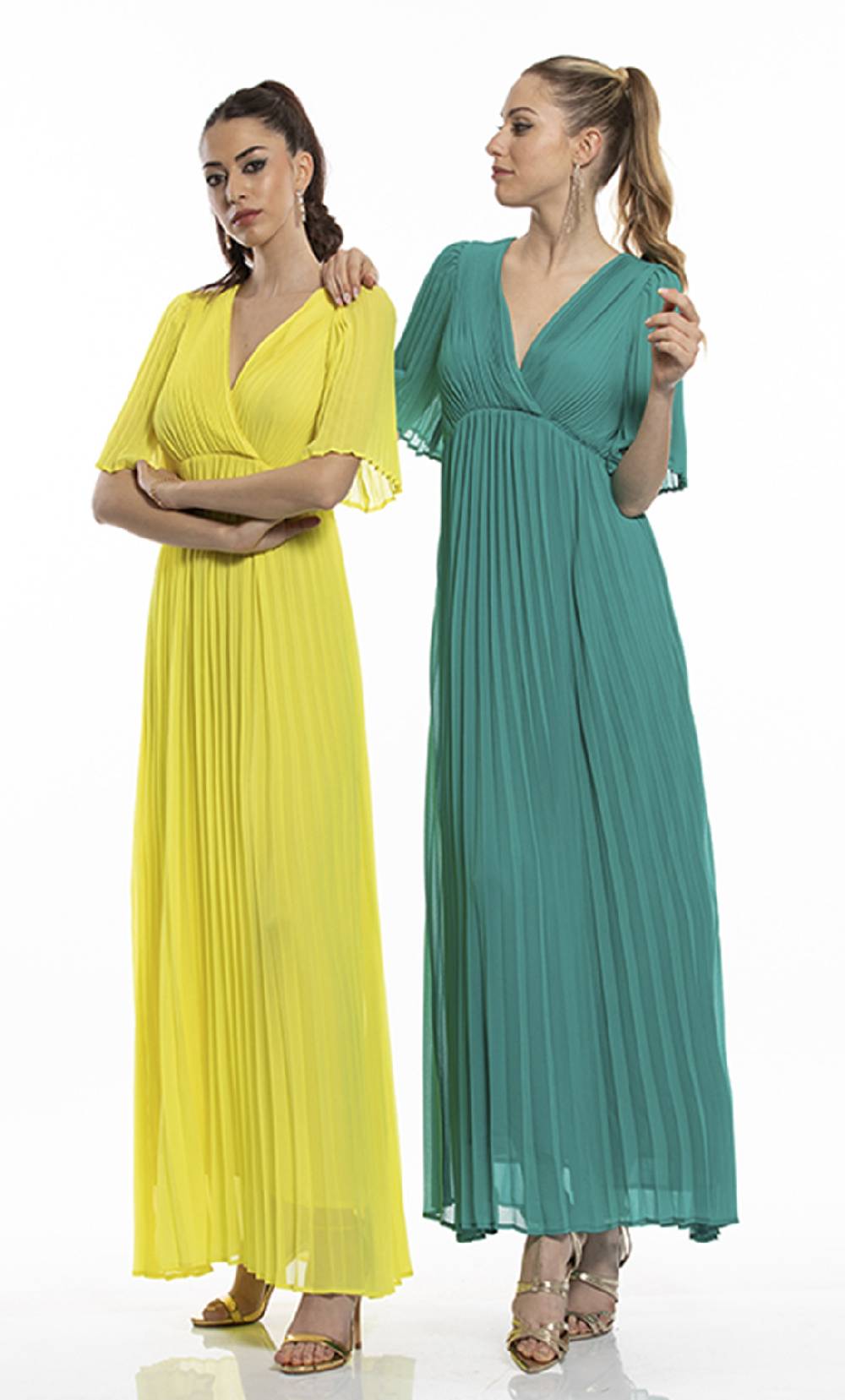 Koralline ABITO LUNGO PLISSETTATO