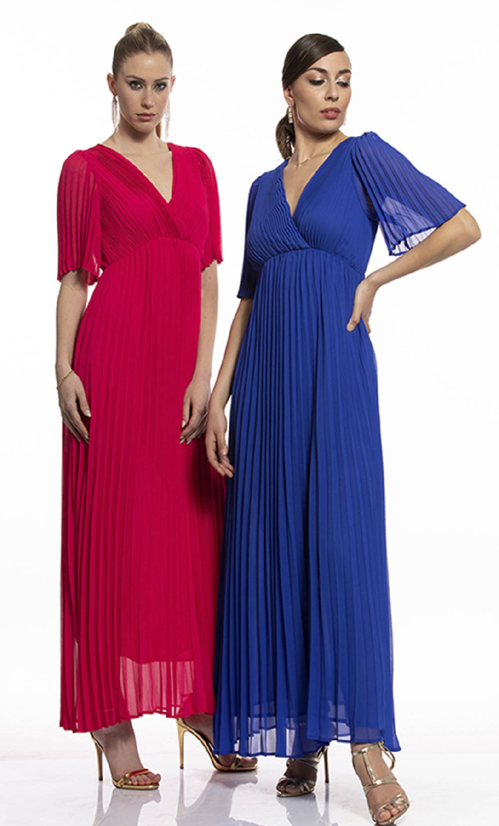 Koralline ABITO LUNGO PLISSETTATO