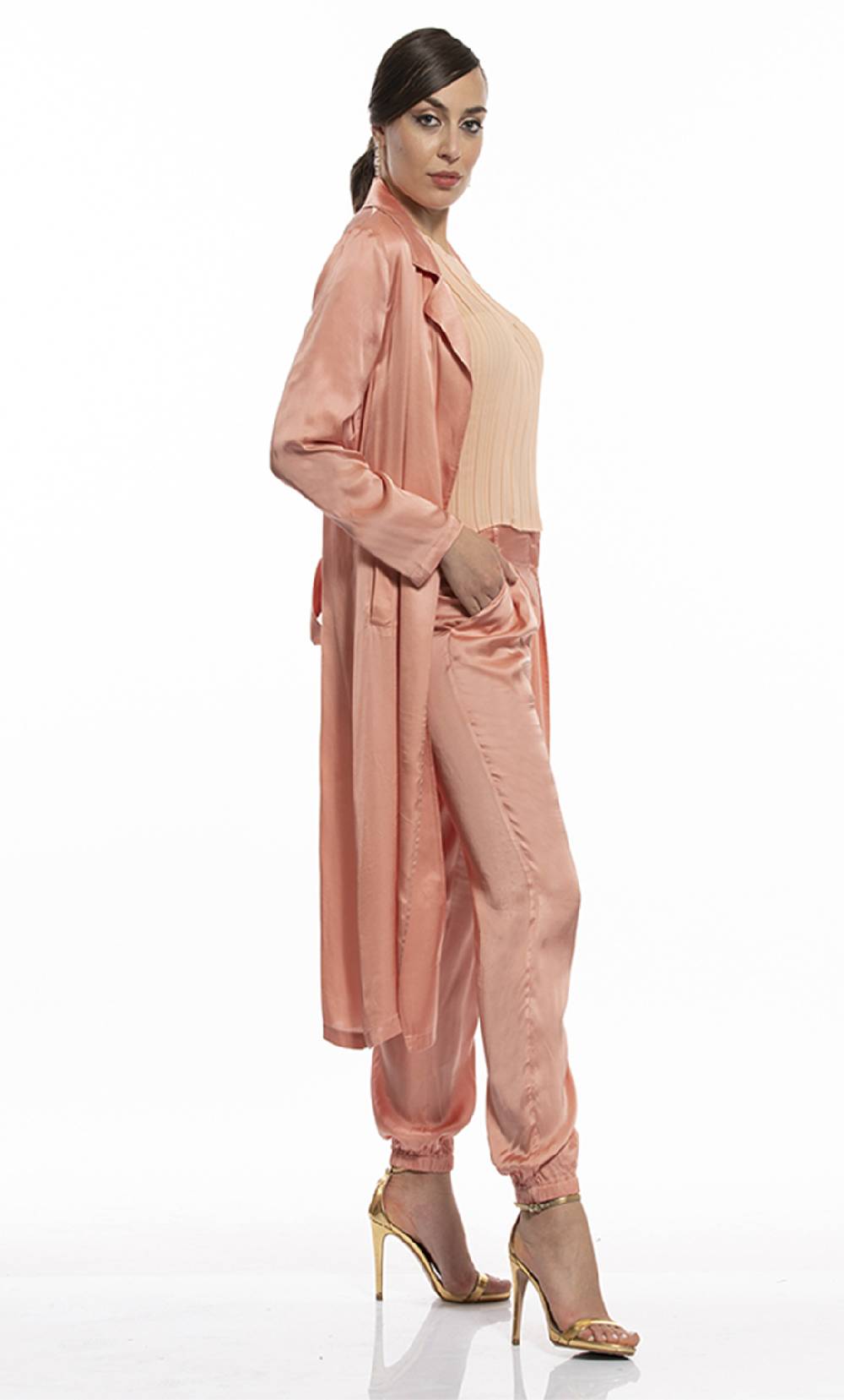 Koralline BLUSA PLISSETTATA