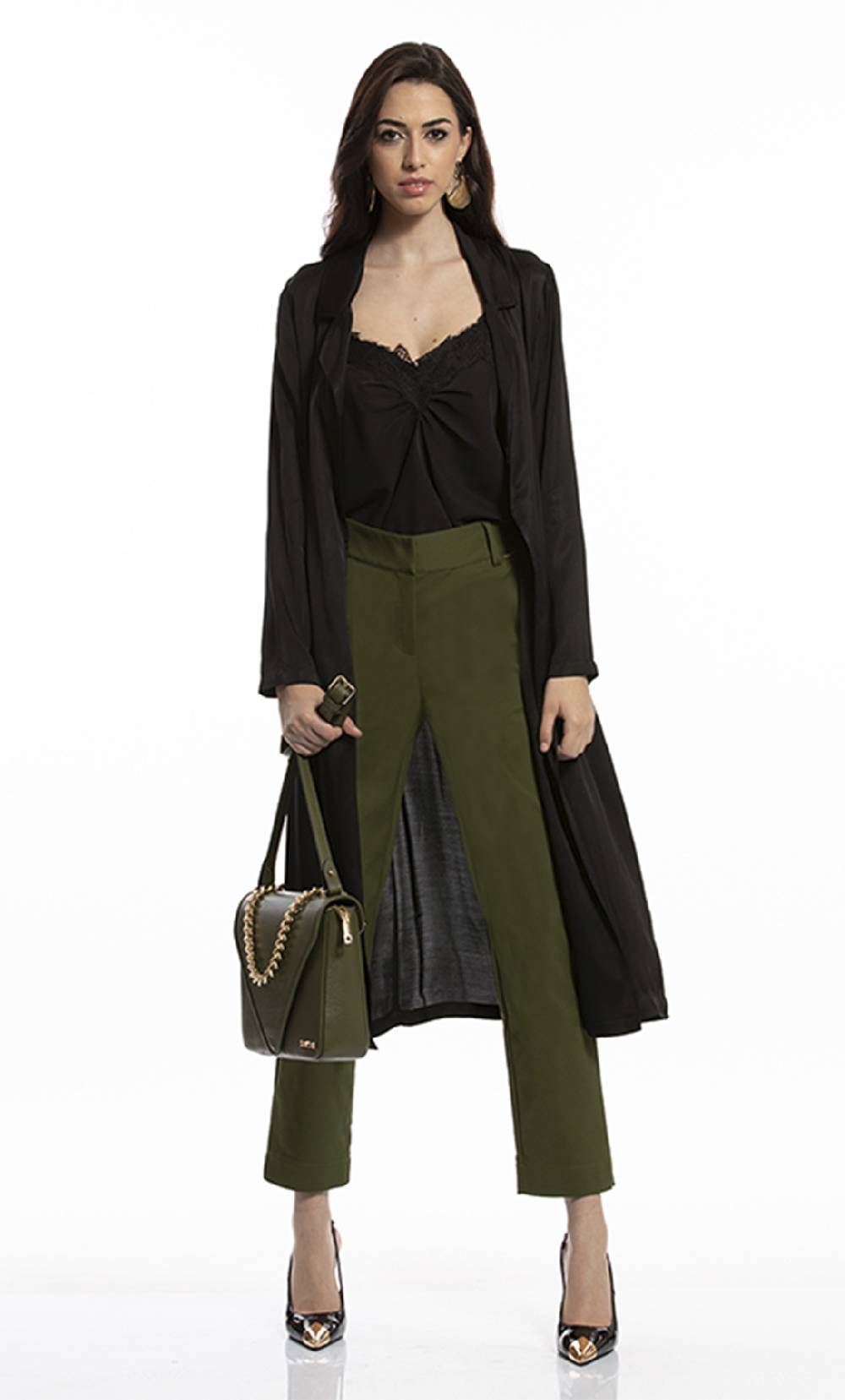 Koralline BORSA IN PELLE CON CATENA