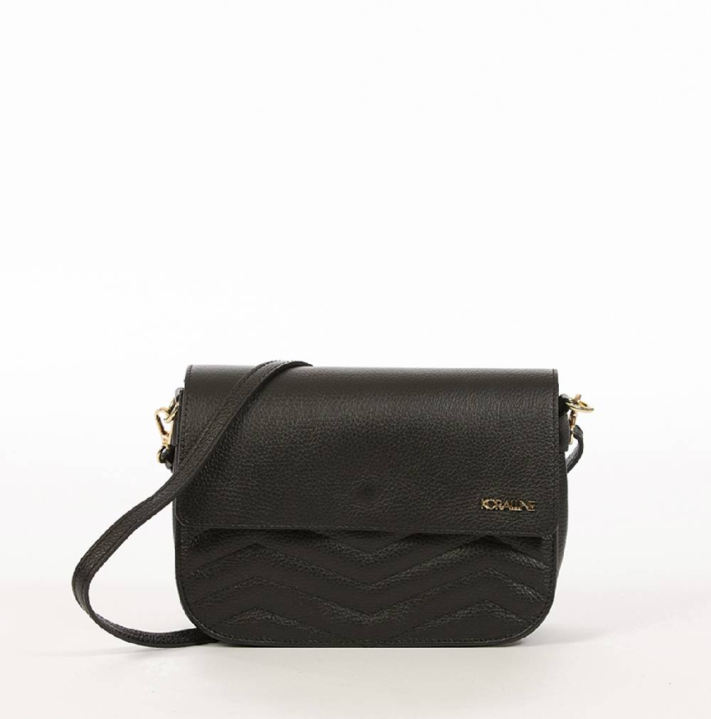 Koralline BORSA TRACOLLA IN PELLE TRAPUNTATA