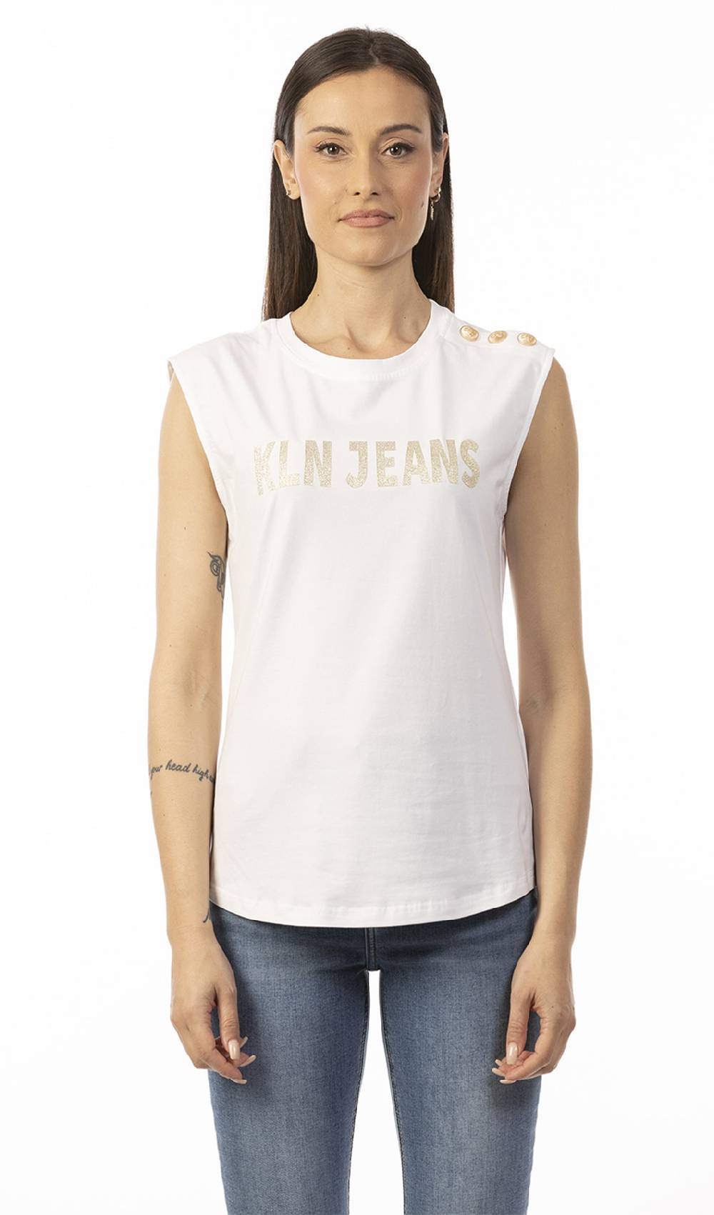 Koralline CANOTTA CON LOGO ORO