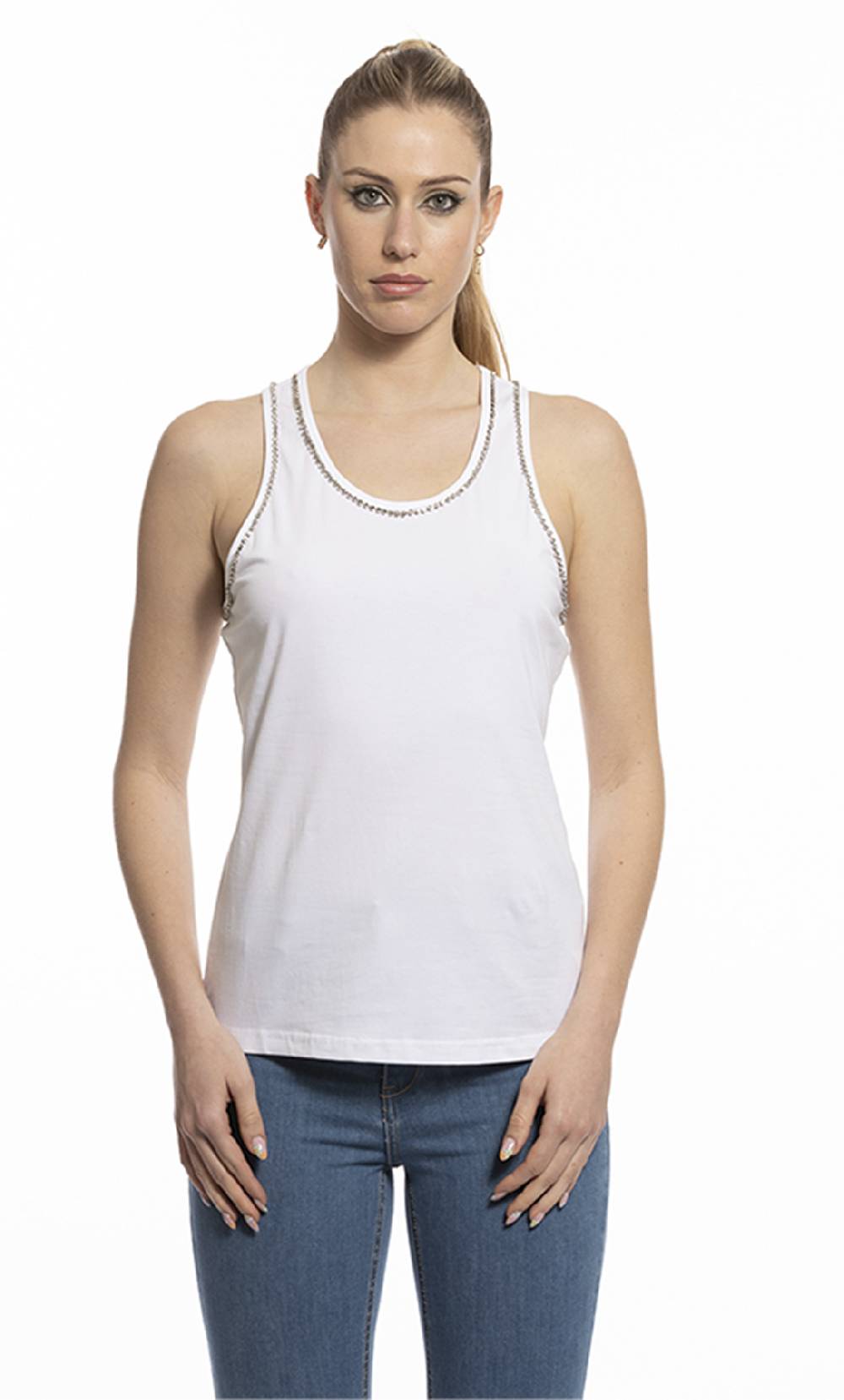 Koralline CANOTTA CON STRASS