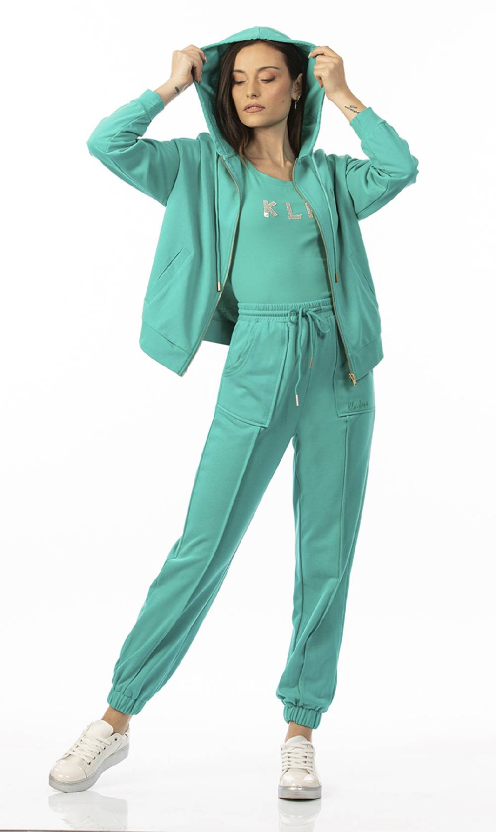 Koralline FELPA CON CAPPUCCIO