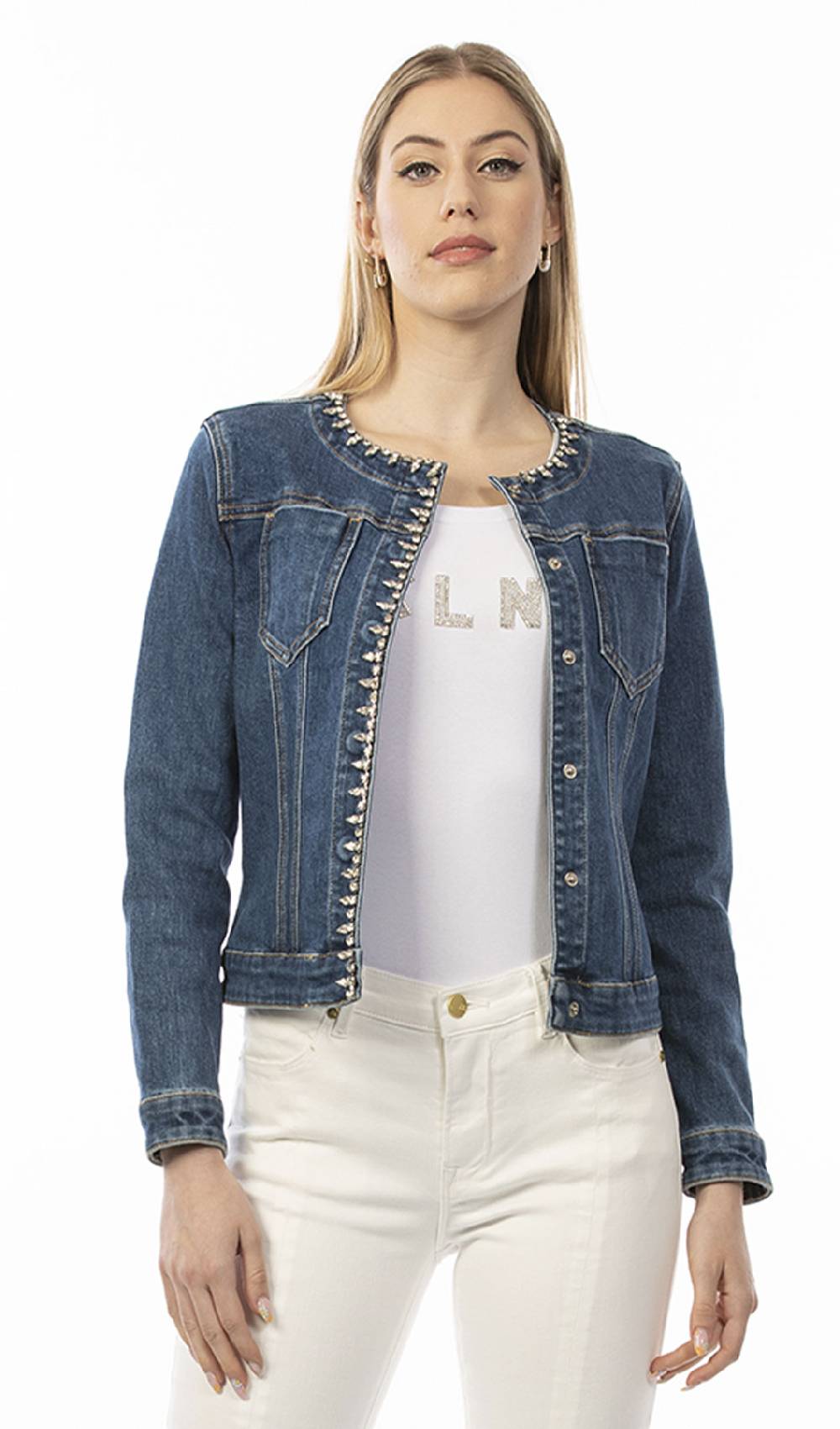 Koralline GIACCHINO IN DENIM CON PIETRE