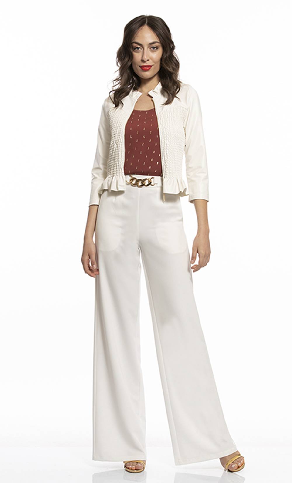 Koralline GIACCHINO IN ECOPELLE CON PUNTO SMOCK