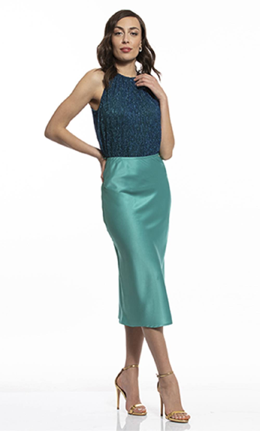 Koralline GONNA LONGUETTE IN RASO