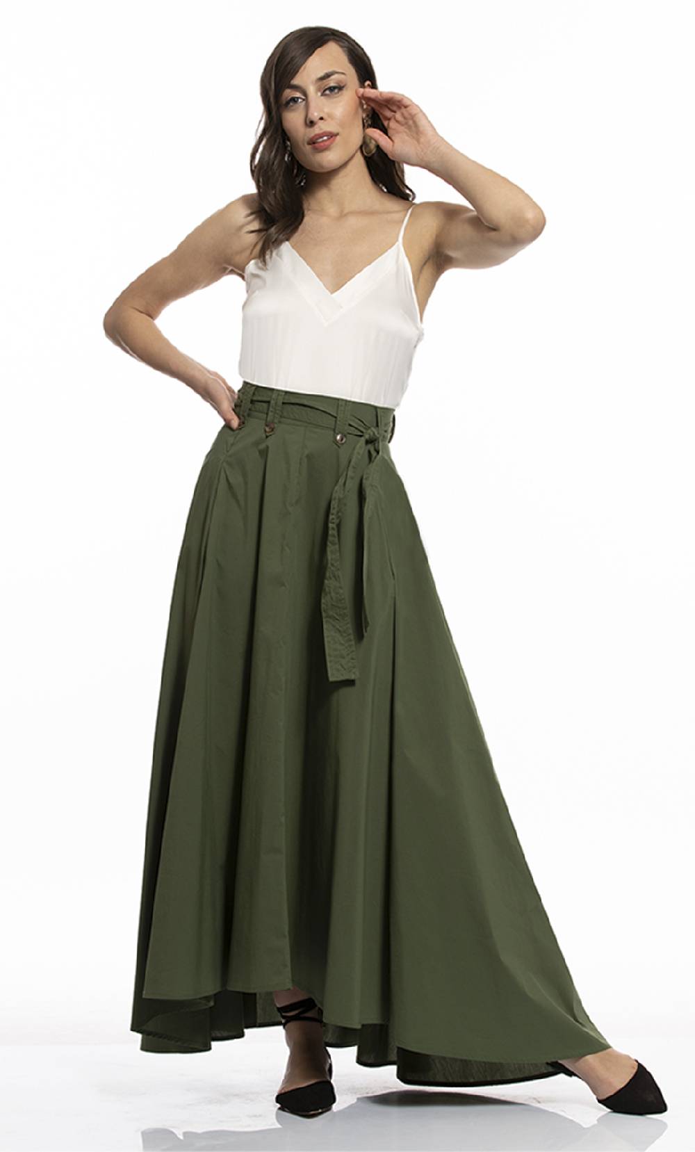 Koralline GONNA LUNGA IN POPELINE