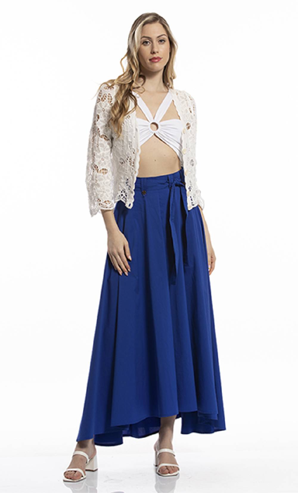 Koralline GONNA LUNGA IN POPELINE