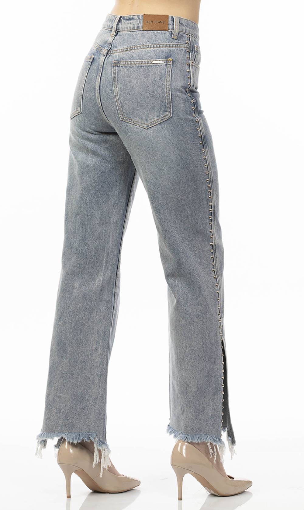 Koralline JEANS CON BORCHIE