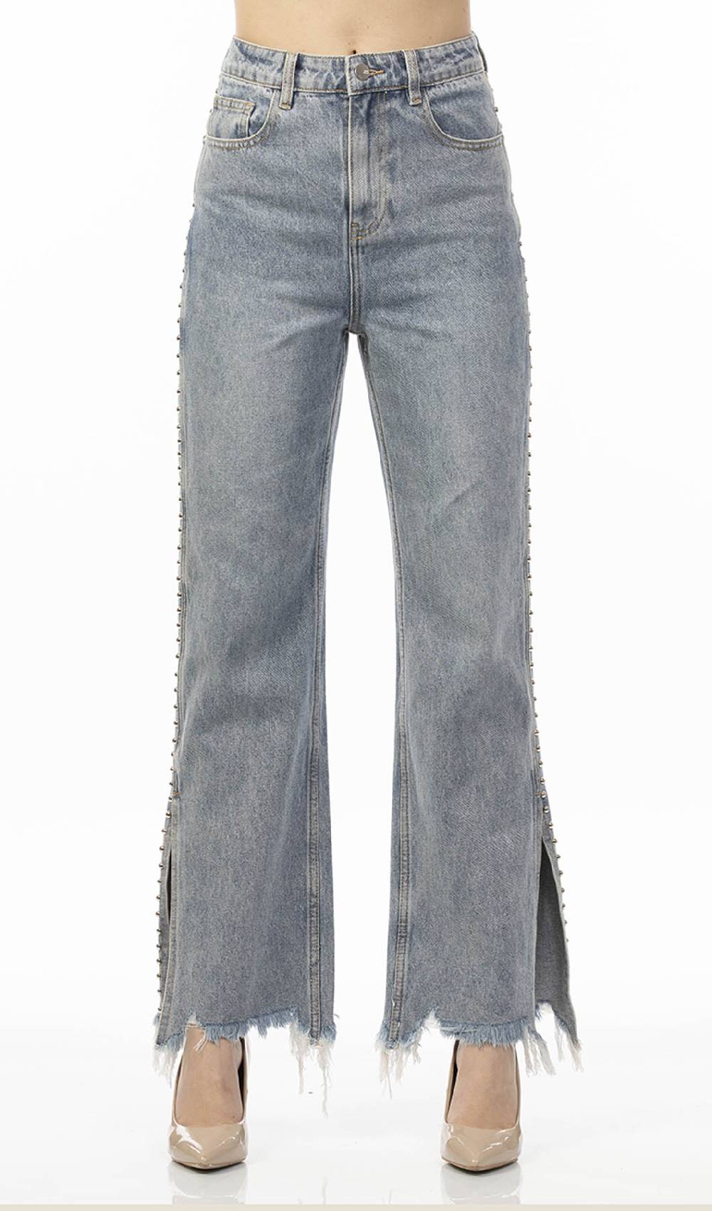 Koralline JEANS CON BORCHIE