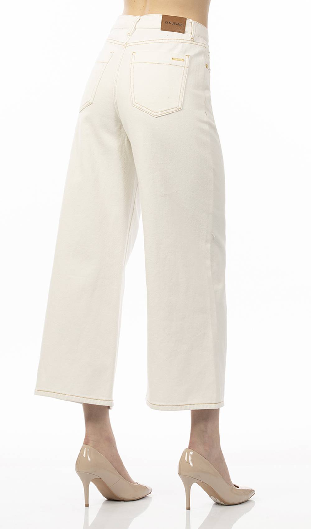 Koralline JEANS CON IMPUNTURE A CONTRASTO