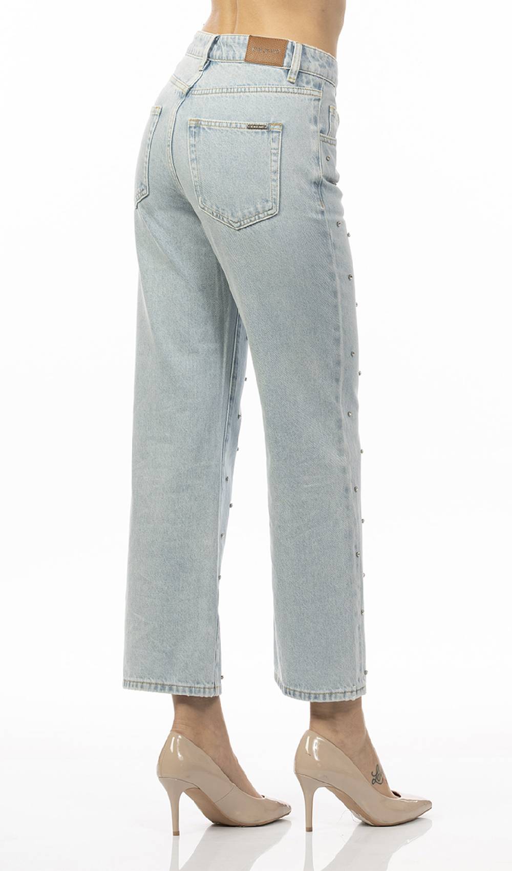 Koralline JEANS CON STRASS ALL-OVER