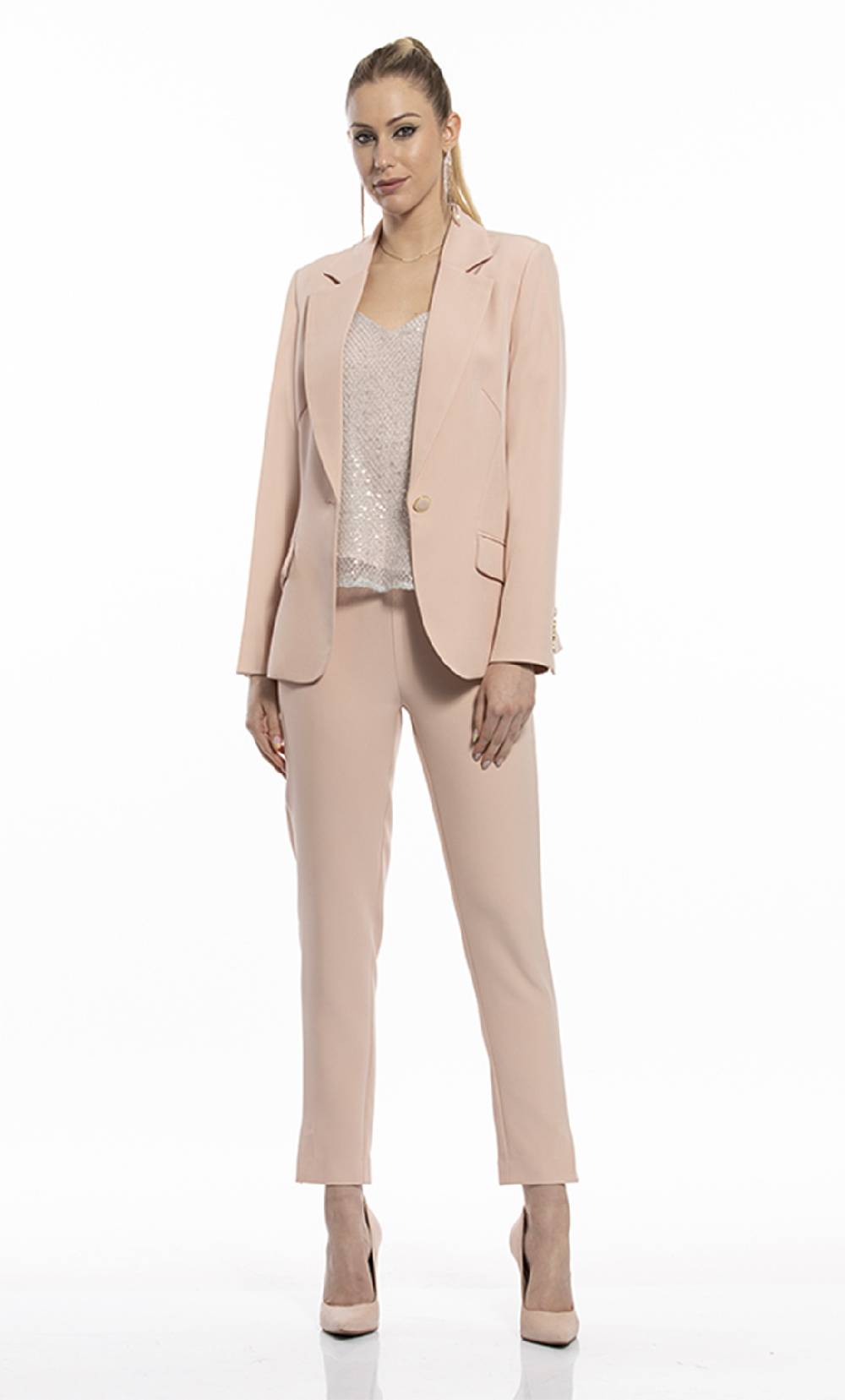 Koralline PANTALONE CON SPACCO LATERALE AL FONDO