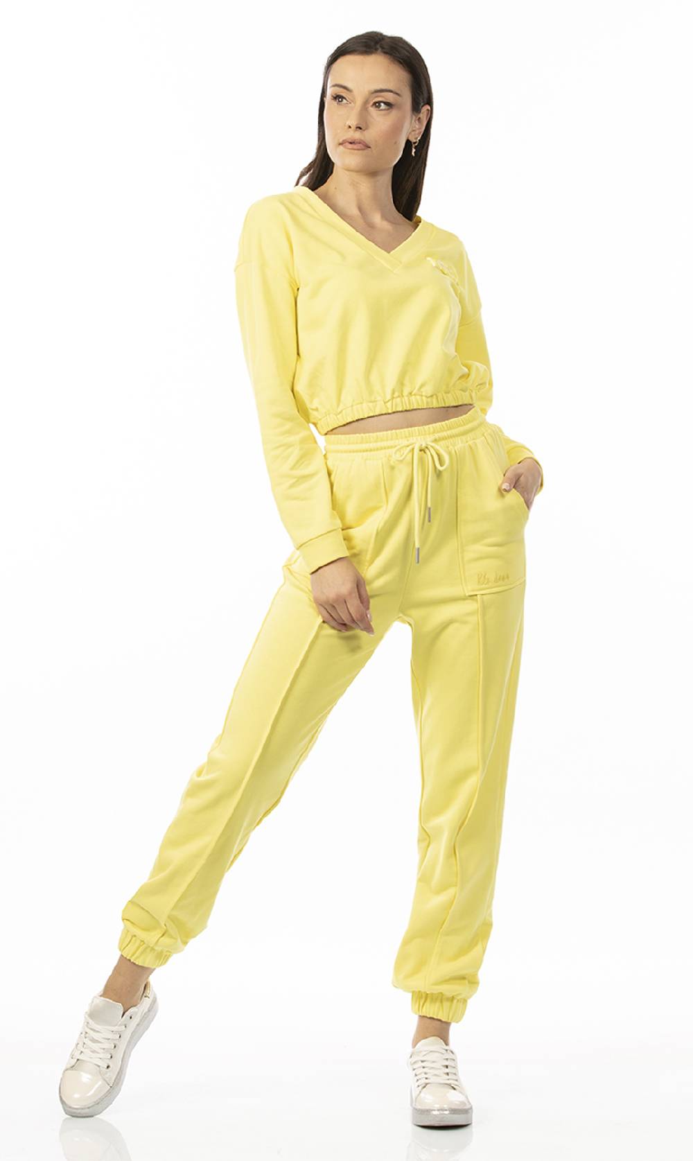 Koralline PANTALONE IN FELPA CON POLSINO