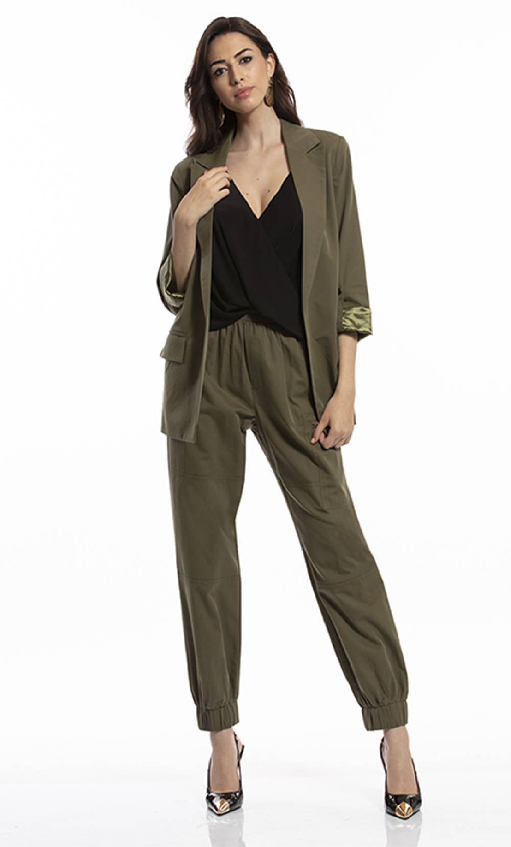 Koralline PANTALONE JOGGER CON TASCA ZIPPATA