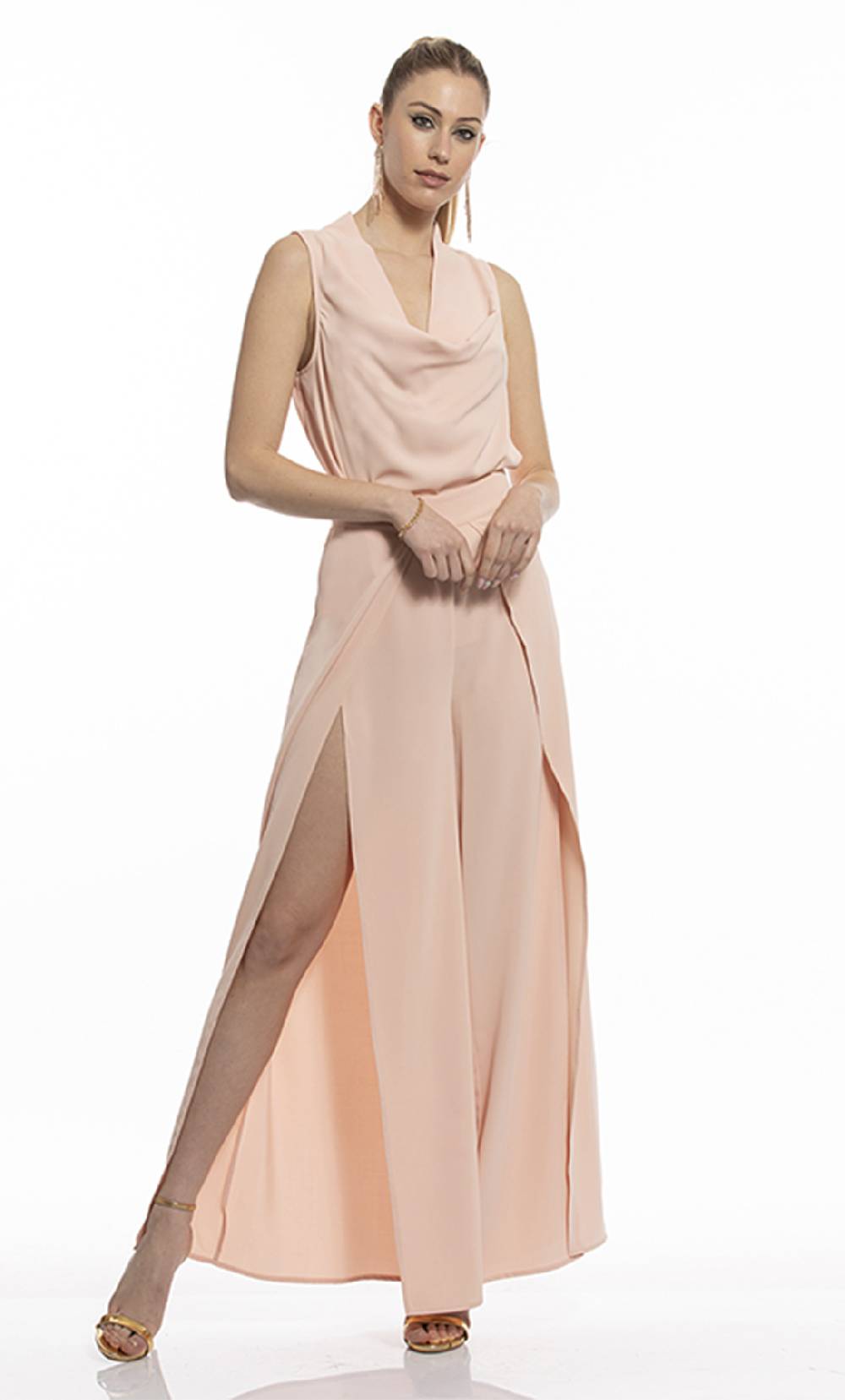 Koralline PANTALONE PALAZZO CON SPACCHI