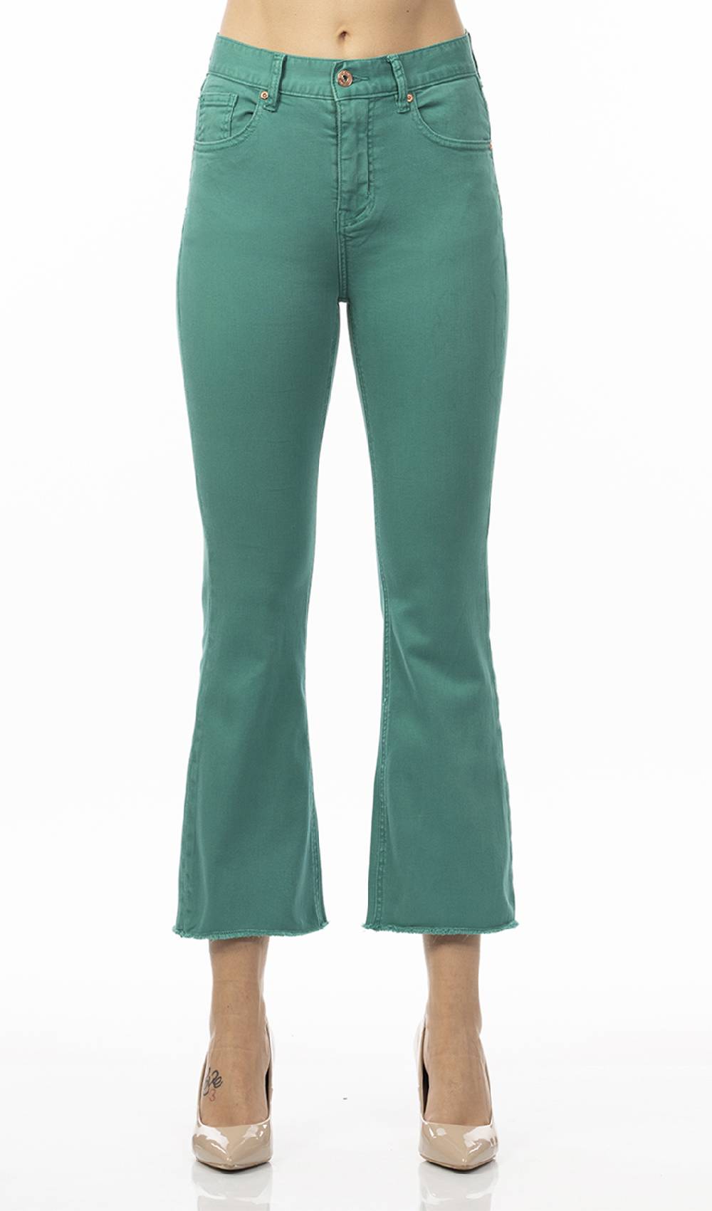 Koralline PANTALONE TINTO CAPO ZAMPETTA CROP