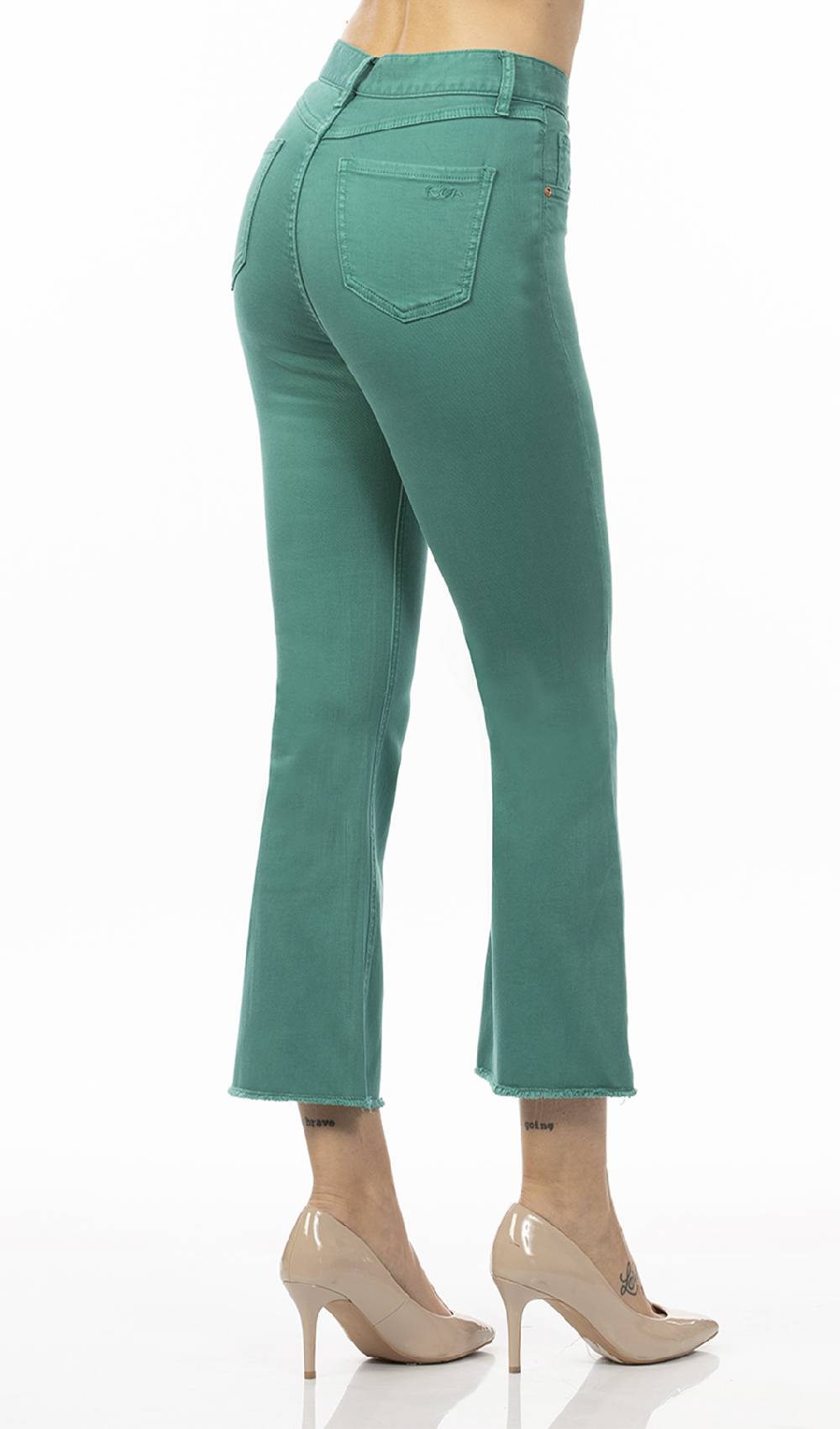 Koralline PANTALONE TINTO CAPO ZAMPETTA CROP