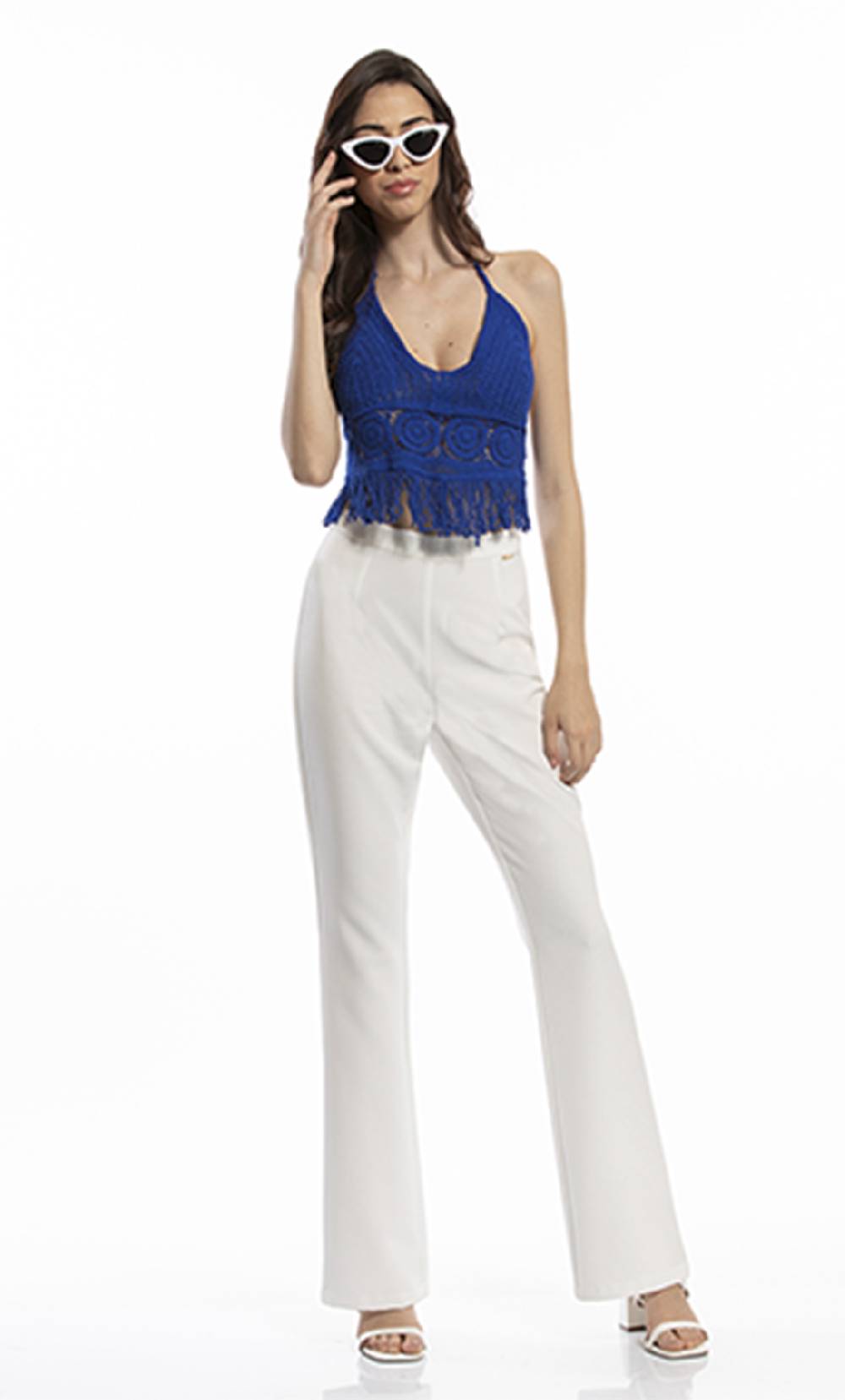 Koralline PANTALONI A ZAMPETTA