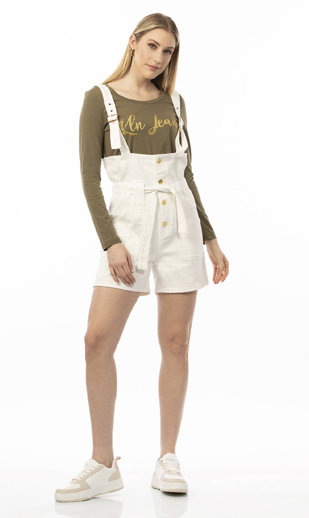 Koralline SALOPETTE IN DENIM COLORATO