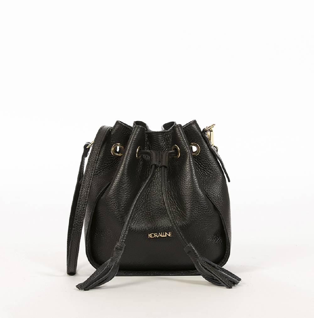 Koralline SECCHIELLO IN PELLE CON NAPPINE