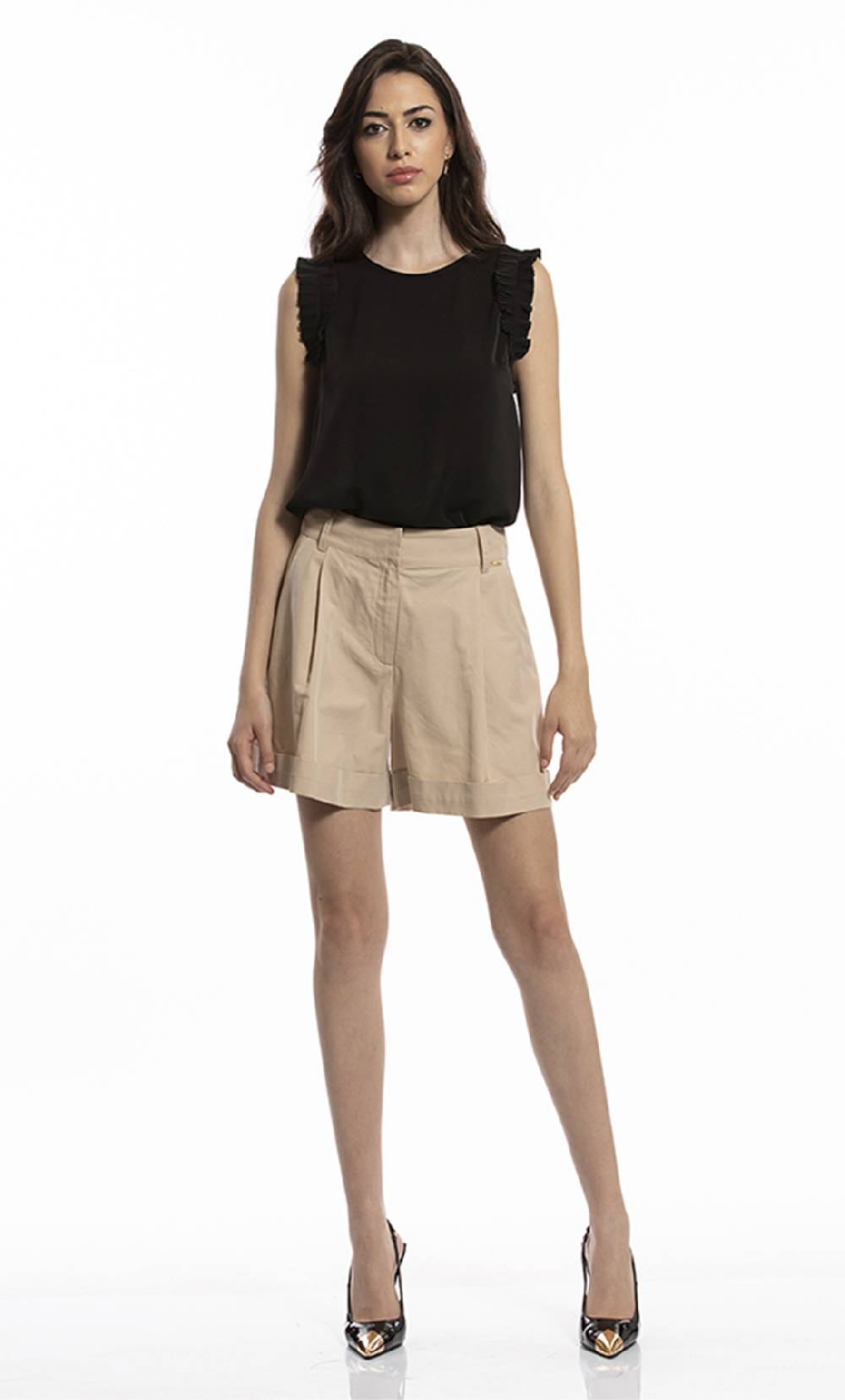 Koralline SHORTS CON RISVOLTO