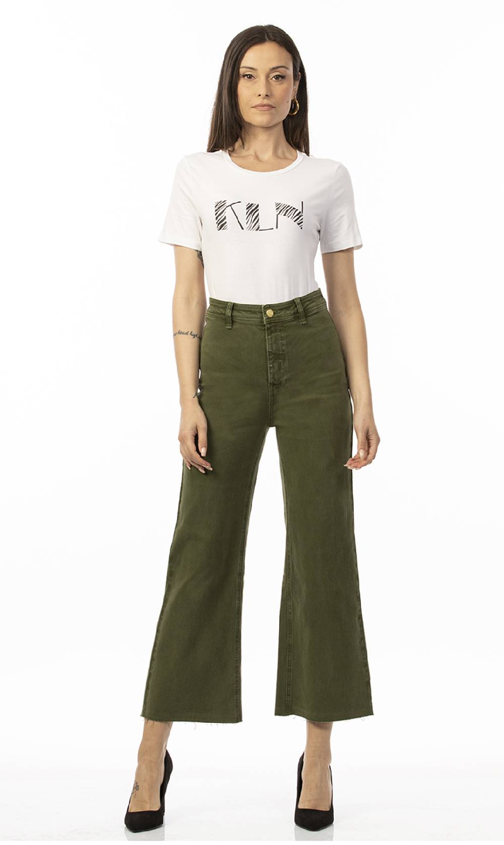 Koralline T-SHIRT CON LOGO ZEBRATO